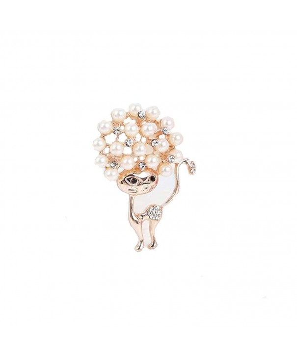 Simulated Brooches Jewelry Vintage Rhinestone