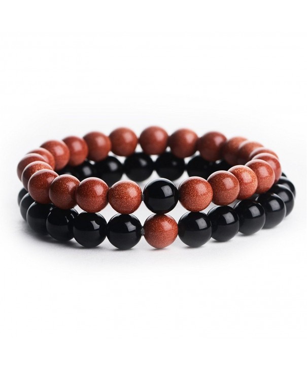 Natural Gemstone Distance Bracelets 204700124