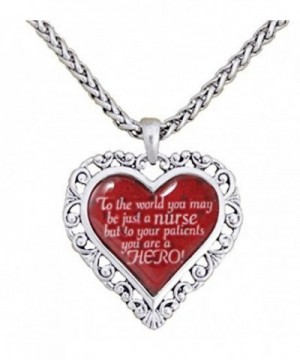 World Nurse Silver Necklace Nursing