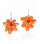 Cluster Simulated Carnelian Sterling Earrings