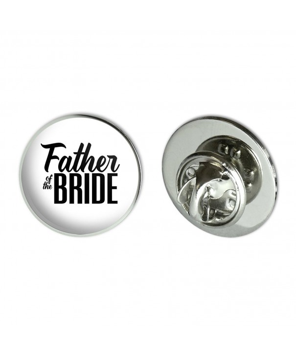 Father Bride Wedding Metal Pinback