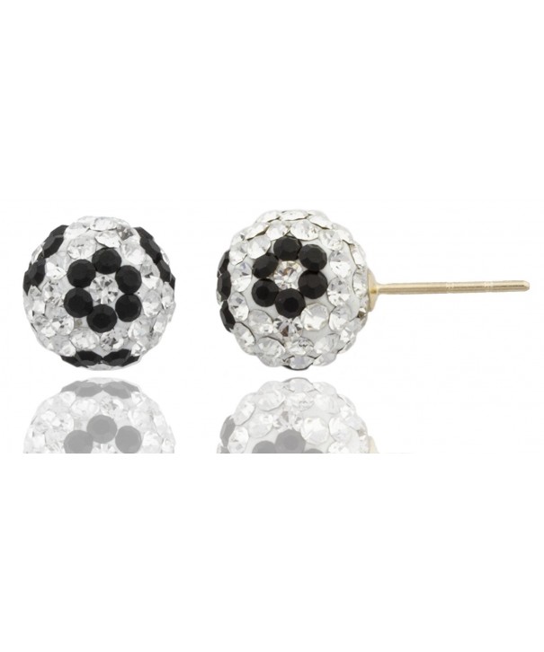 Preciosa Crystals Silicone Earrings GO 111