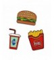 PinMarts Burger Fries Enamel Lapel