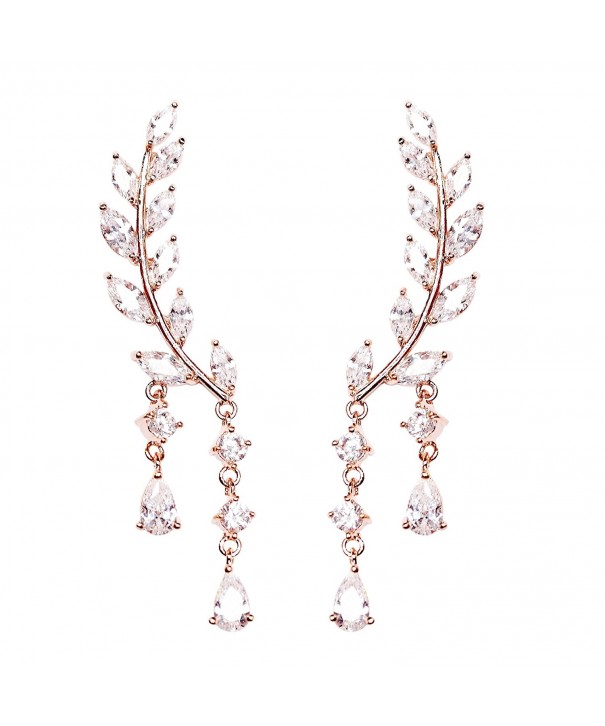 EVERU Jewelry Crystal Plated Earrings