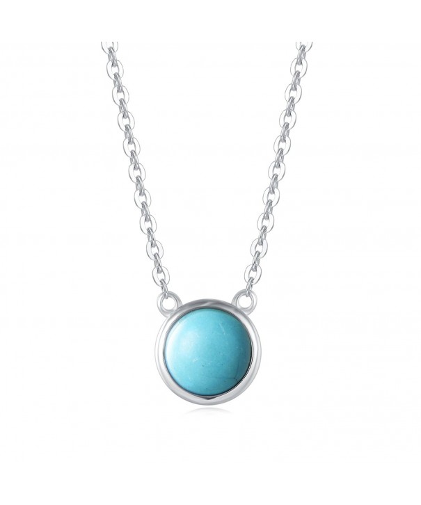 Carleen Sterling Created Turquoise Necklace