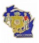 PinMarts State Shape Wisconsin Lapel