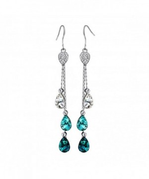 Neoglory Teardrop Swarovski Earrings Valentines