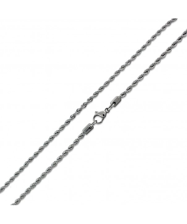 Stainless Steel Chain Necklace 2 4MM