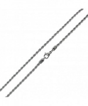 Stainless Steel Chain Necklace 2 4MM