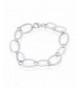 Sterling Silver Oval Link Bracelet