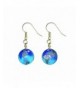 Earrings Marbles Continents Stainless Globes