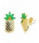 LOHOME Fashion Earrings Pineapple Rhinestone
