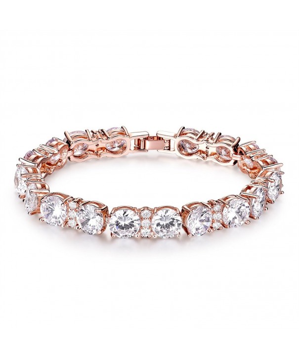 GULICX Gleaming Zirconia Crystal Bracelet