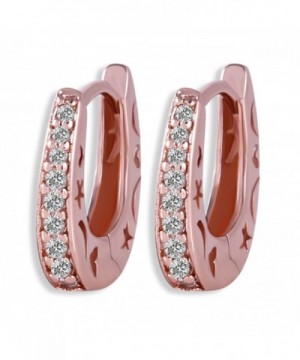 GULICX Pattern Glitter Zirconia Earrings