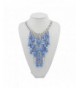 Fashion Pendant Collar Necklace NK 10346 royalblue