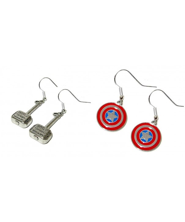 Marvel Comics Avengers Writing Earrings