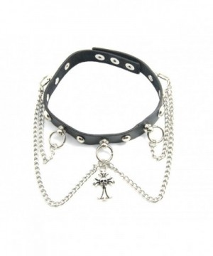 Gothic Fashion Leather Pendant Necklace