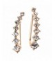 Climber Crawler Earrings Zirconia Hypoallergenic