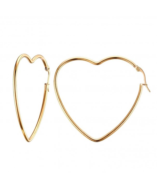 UM Jewelry Stainless Hoop Earrings