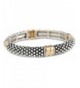 Napier Classics Two Tone Braided Bracelet