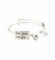 Bracelet Handstamped Adjustable Expandable Religious