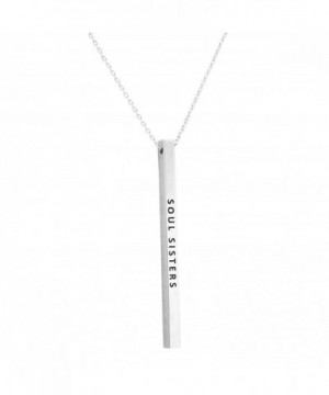 Rosemarie Collections Vertical Pendant Necklace