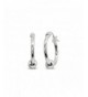 Sterling 1 5x15mm Polished Click Top Earrings