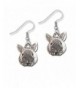 Pewter Rabbit Earrings Magic Zoo