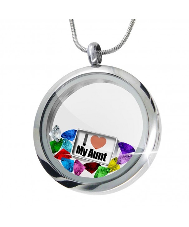 Floating Locket Crystals Charm Neonblond