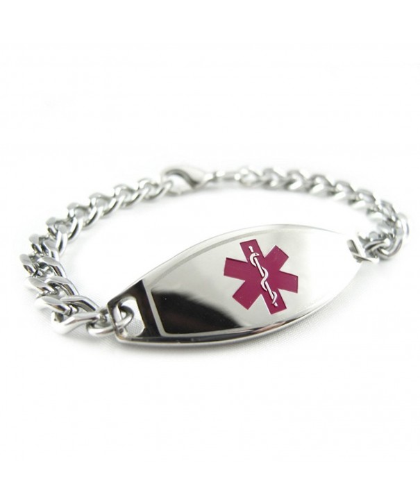 MyIDDr Pre Engraved Customized Penicillin Bracelet