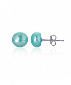 Sterling Silver 8 9MM Fresh Earrings