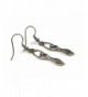 Wiccan Goddess Drawing Silver Earrings