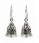 NOVICA Sterling Silver Bell Shaped Earrings