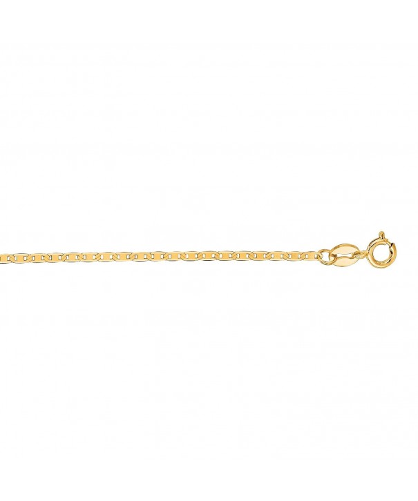 Yellow Mariner Anklet Bracelet Spring ring clasp