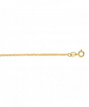 Yellow Mariner Anklet Bracelet Spring ring clasp