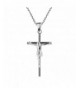 Faithful Devotion Crucifix Sterling Necklace