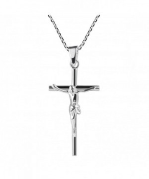 Faithful Devotion Crucifix Sterling Necklace