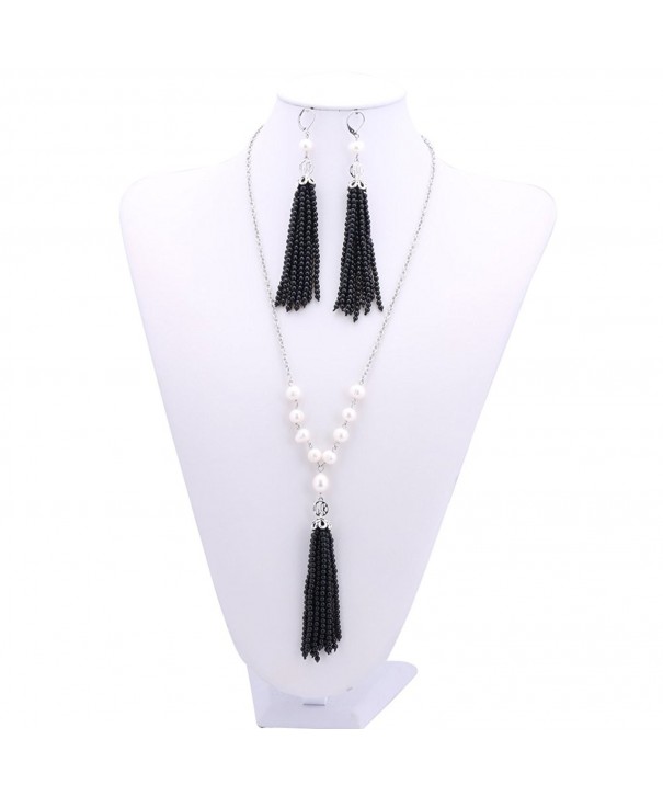 Gorgeous Cultured Freshwater Necklace Earrings