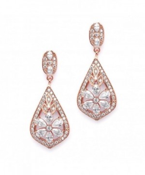 Mariell Clip Rose Gold Earrings