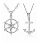 FLOW ZIG Anchor Couple Necklaces