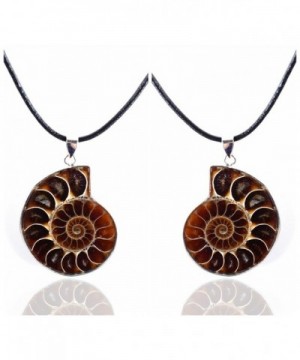 Amandastone Matching Ammonite Gemstone Necklaces