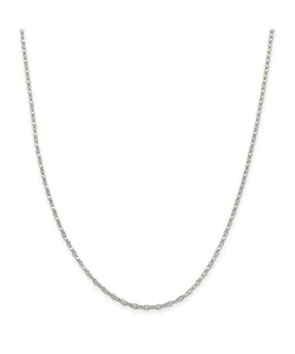 Sterling Silver 2 2mm Fancy Necklace