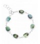 Sterling Reversible Abalone Bracelet Expandable