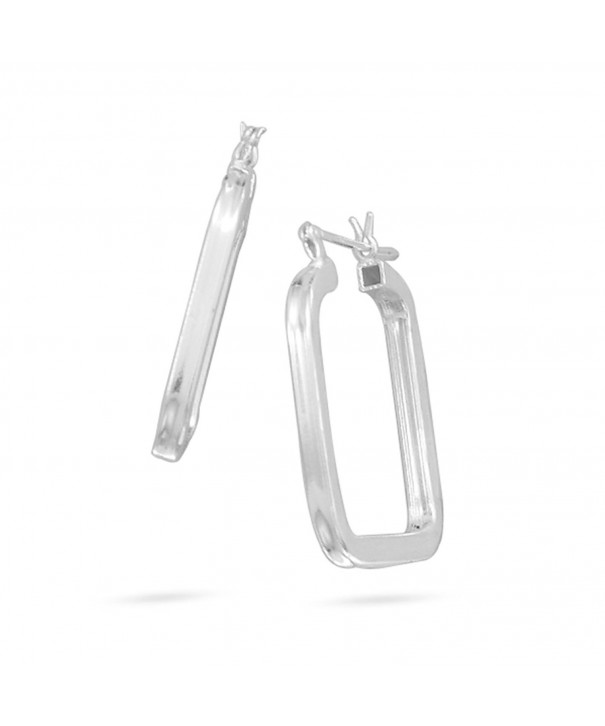 Square Shaped Earrings Sterling Silver