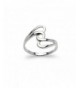 Interlock Knot Twisted Band Ring