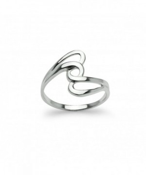 Interlock Knot Twisted Band Ring