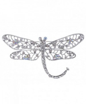 Alilang Iridescent Crystal Rhinestone Dragonfly