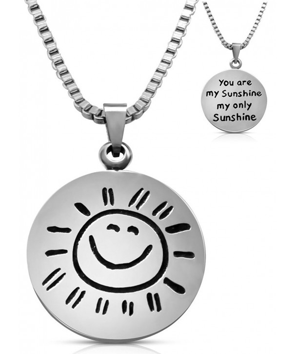 Stainless Steel Sunshine Necklace Jewelry