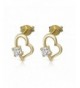 Yellow Plated Sterling Small Earrings