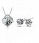Injoy Jewelry Zirconia Necklace Earrings